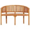 Banana Bench 47.2" Solid Teak Wood