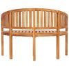 Banana Bench 47.2" Solid Teak Wood