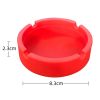 Silicone Ashtray For Smoking Cigarette Cigar Weed Accessories Portable Anti-scalding Home Conference Bar Table Desk Decoration